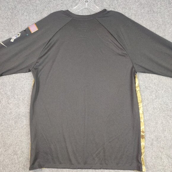 Nike Shirt Mens Sz L Philadelphia Eagles Tee Salute To Service Camo Dri Fit 3/4 - Picture 5 of 14
